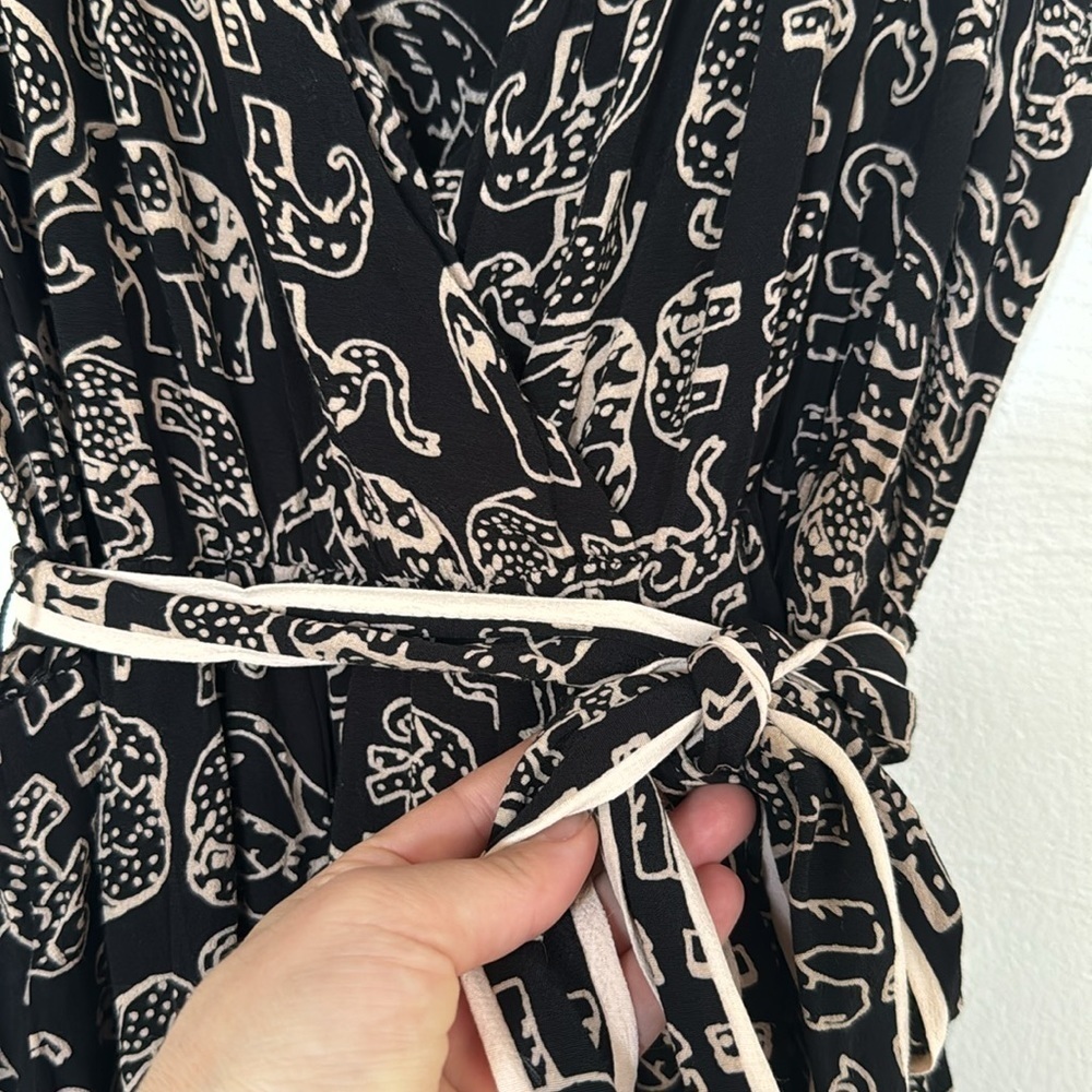 Anthropologie Maeve Noronha elephant printed mini dress animal print - Picture 7 of 10
